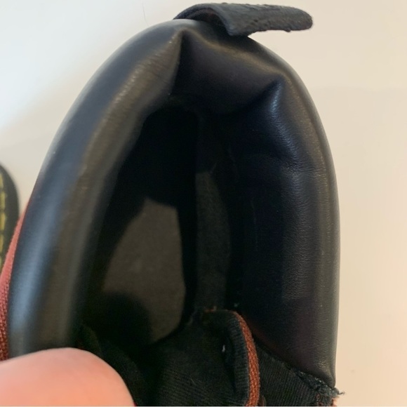 Dr Martens sz 6 Red Maelly Canvas Ankle Boots Padded Collar Women's Shoes - Picture 6 of 12